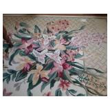 Loomed Floral Rug
