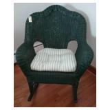 Wicker Rocking Chair with cushion