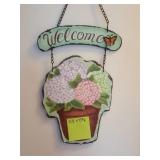 Gardeners collection slate Welcome, suncatchers,