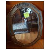 Uttermost mirror etched glass inserts around