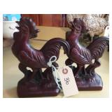 Virginia Metalcrafters Rooster Bookends 5-42