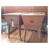 2 Dough Box Side Tables