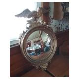 Round Convex Mirror Hard Plastic Maple Mirror 2