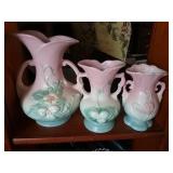 Hull Art Pottery Wildflower 3 Pieces