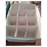 13 Piece Etched Glass Set