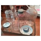 Anchor Hocking Ball Jar Milk Bottles Occupied
