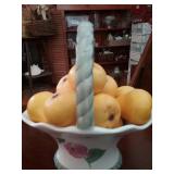 Pfaltzgraff Basket w/Pears