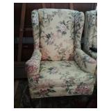 Floral Wing Back Chair Ethan Allen
