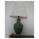 29 " Green Pottery Lamp