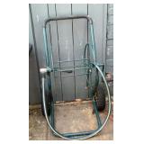 Portable garden hose reel cart, 25.5 x 22 x 37.5