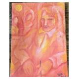 The Poet ï¿½ Signed Rosa, 1978 Original Abstract