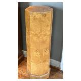 Burl Wood Pedestal Stand 32.5Tall 10.75 wide