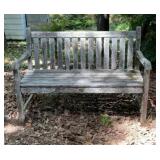 Vintage Plantation Warwick Teak bench, 34 inches