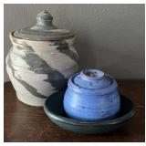 Signed Studio Pottery Group ï¿½ Hand Thrown Lidded