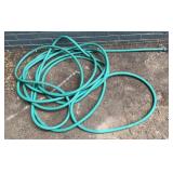 Green water hose.