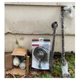 Bathroom accessories. Shower heads. Towel racks