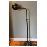 Black Pharmacy Style floor lamp. 59x16 powers on