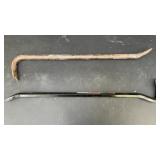 2 Gooseneck wrecking bar, Pittsburgh, 24 in long