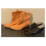 Code West brown boots, size 7.5 medium, Calvin