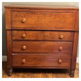 Antique Empire Style Chest of Drawers ï¿½ Solid