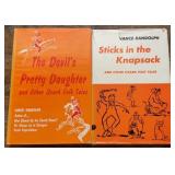2 Autographed Vance Randolph books. Sticks in the