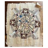 Hand-Painted Egyptian-Style Papyrus Artwork ï¿½