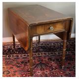 Pembroke Table With Faux Bamboo Legs - 2 hinged