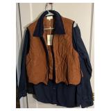 Carhartt Rugged Menï¿½s Shirt, Northface Vest, New