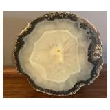 Polished agate Geode Half 5in