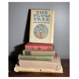 6 vintage books, The Plum Tree, Touchstones of