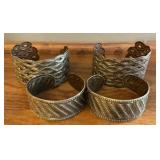 Handcrafted Metal Cuff Bracelet Group ï¿½ Textured