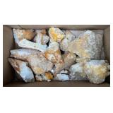 Mineral rock specimens quartz