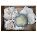 Mineral rock specimens agate