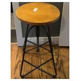 Industrial style barstool 14wide 24tall has