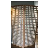 MCM Vintage Capiz Shell Room Divider 6 ft tall 24