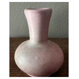 Niloak Art Pottery Vase Matte Pink Glaze Arkansas