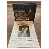 Autographed book & CD. Kinky Friedman Heroï¿½s of a