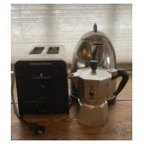 Hamilton beach toaster, Aroma electric kettle no