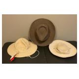 3 hats, Redhead, Herschel Hat Co., Spyder