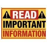 READ AUCTION & PICKUP INFORMATION Auction