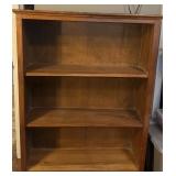 3 Shelf Wood Bookcase 38w 12.5d 51t