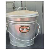 Behrens 5 Quart Galvanized Steel Pail, some