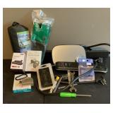 Power strips, magnetic key holders, cable ties,