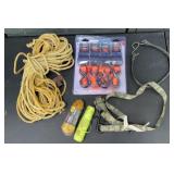 Haulmaster Ratcheting tie downs, ropes, straps