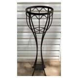 Black Achla Designs Verandah Plant Stand. 41x14
