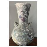 Signed Raku Art Pottery Vase ï¿½ Skinner 2007,