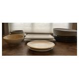 Glass plates, plastic plates, serving trays,