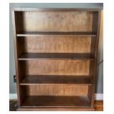 4 Shelf Wooden Bookcase 37.5w 10.25d 52tall