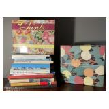 Reference books, art books, ceramics, arts and