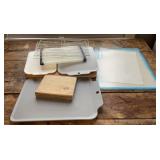 10 Cutting boards. And 2 racks for a toaster oven